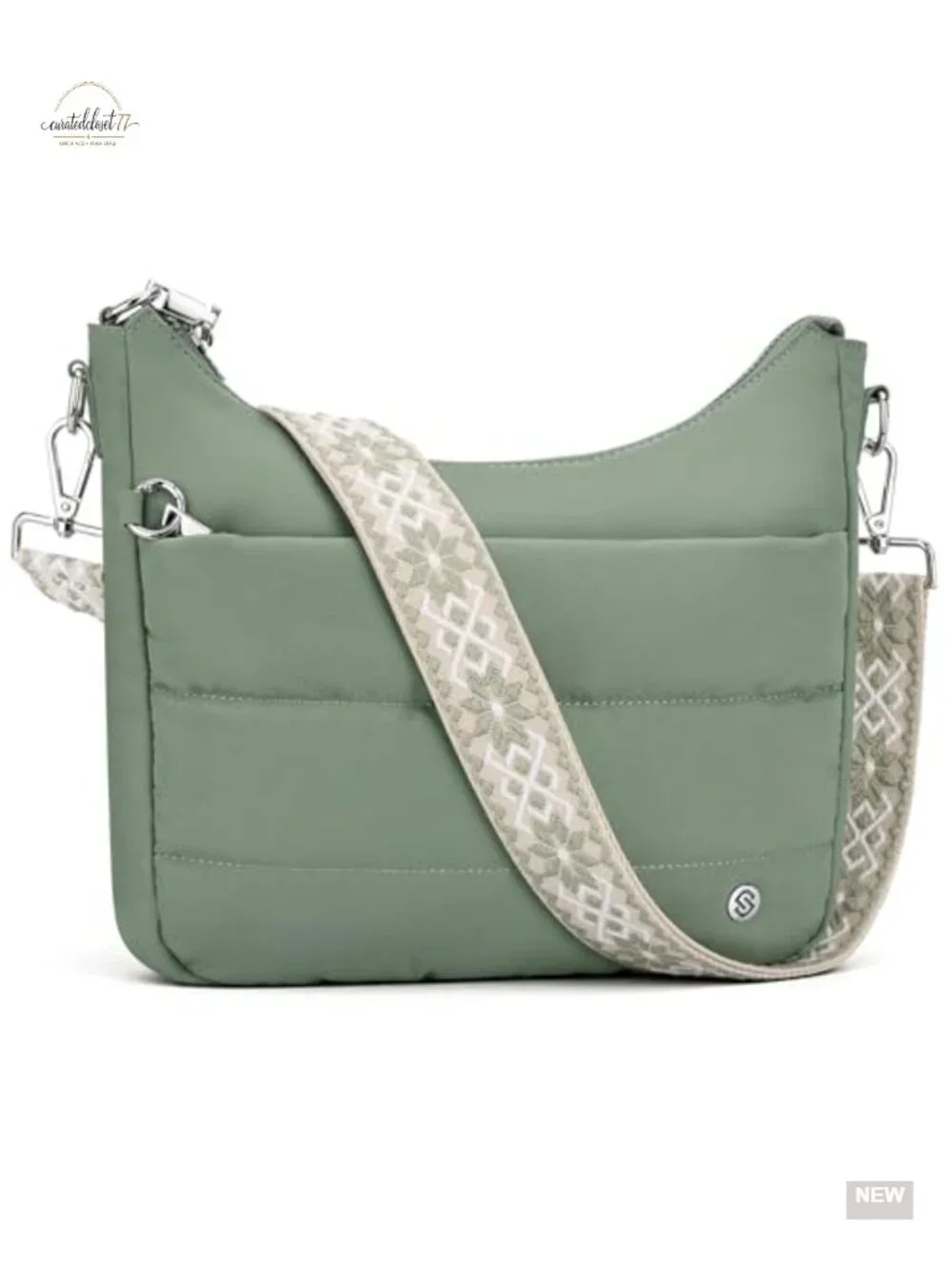 Anti-Theft RFID Crossbody Hobo Bag Quilted Nylon Puffer Purse Women's